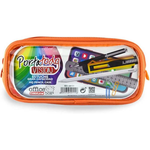 Picture of PENCIL CASE RECTANGULAR ORANGE